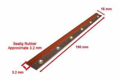 Sealing Rubber Replacement Part for Heating Sealer MSK140 - MSK140-SS - Thasar Store