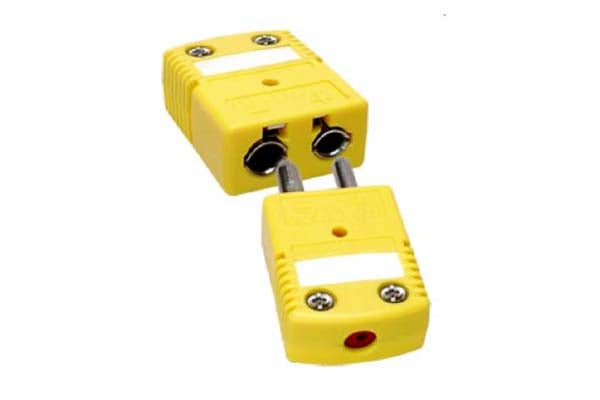 K Type Female Thermocouple Connector Mates with Standard Round Pin Male Male Connectors - Thasar Store