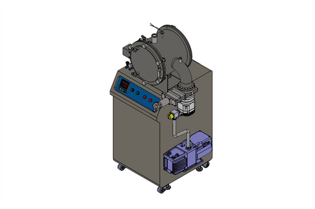 1400°C Cold-wall High Vacuum Chamber Furnace (Ø100×120 mm) HVF-1200X-CW - Thasar Store