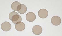 Highest Grade Mica Disks, 9.9mm diameter 10/pkg - Thasar Store