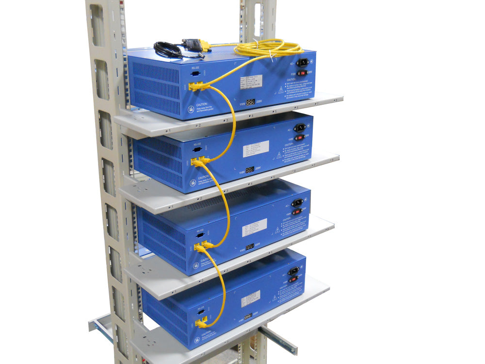 Mobile Rack with Drawer & Four Shelves for Grouping MTI's 8 Channels Battery Analyzers - BTS-FW9 - Thasar Store