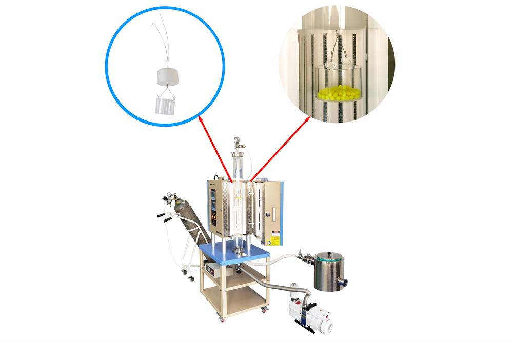 Two Zones (1100C) Split Vertical Tube Furnace w/ 4" Quartz Tube & Vacuum Flanges - OTF-1200X-VT-II-100 - Thasar Store