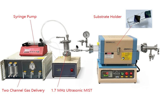 Economic MIST CVD Furnace (1200°C Max. ) for Crystal Growth- OTF-1200X-S-Mist - Thasar Store