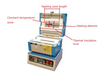 1-2" 1250C Compact Split Tube Furnace with 8" Heating Zone & Programmable Controller - OTF-1200X-S-NT-LD| Voltage & Chamber Diameter for Tube| 110V Voltage & Chamber for 25mm O.D Tube-OTF1200XS-NT - Thasar Store