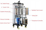 Vacuum Heated Pressing Furnace up to 1000C with 4" Quartz Tube - OTF-1200X-VHP4 - Thasar Store