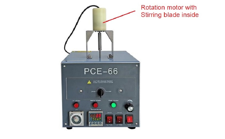 Compact UV-Ozone Cleaner with Stirring Function and Heating for Powder Cleaning - PCE-66MX - Thasar Store