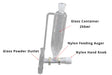 Manual Dispenser of 250 ml Made of Glass for Solid Powder - PF-A - Thasar Store