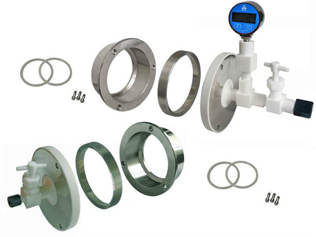 60 mm PTFE Sealing Flange with Valves & Fittings for Corrosive Environment. Tube - EQ-FL60-PTFE - Thasar Store