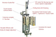 1200C Max. High Temperature Dip Coater w. Rotation Holder for Max. 4" Dia. Sample - PTL-HT-4 - Thasar Store