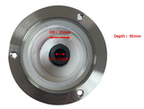 Induction Melting Quartz Assembly with Four 1/4" Tube Feedthroughs for 60 mm O.D. Tube - FL60FT4-OK - Thasar Store