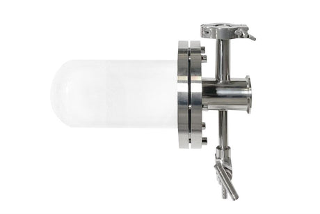 One-end Open Quartz Tube (°100°°94°250 mm) w/ Compression Flange for High Vacuum - CFF-100 - Thasar Store