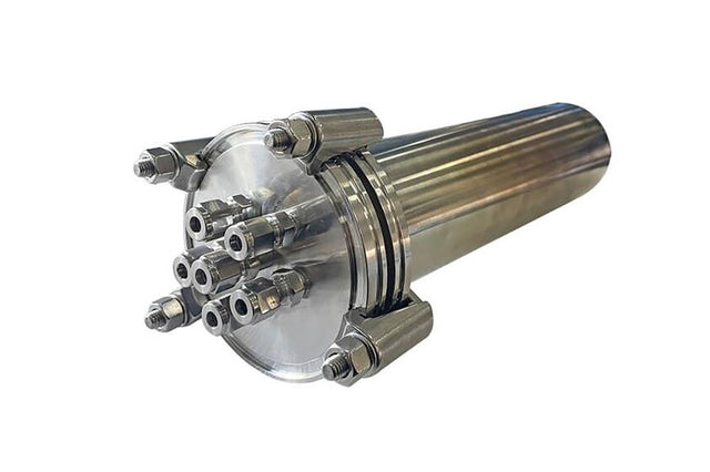 SS316 Reaction Vessel (1100 ml) with 6 1/4" Feedthrough Ports for VBF-600S - RC-SS1100FT6 - Thasar Store