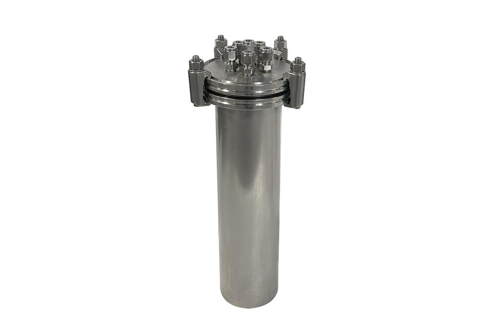 SS316 Reaction Vessel (1100 ml) with 6 1/4" Feedthrough Ports for VBF-600S - RC-SS1100FT6 - Thasar Store