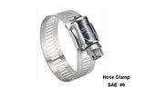 SS 0.32 Inch Barbed Hose Fitting and Hose Clamp , EQ-1/4-Barbed - Thasar Store