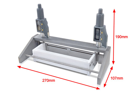 Digital Micrometer Adjustable Film Applicator - 250mm with PTFE Slurry Slot (180mm Coating Width) - SEKTQ250D-SR - Thasar Store