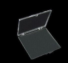 One 120 mm x 120 mm (4.72"x4.72") Gel Sticky Carrier Box - Transparent Cover -(SP1-12012T/BK-LL) - Thasar Store