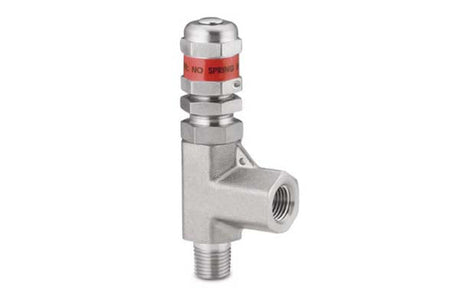 SS High Pressure Proportional Relief Valve(50-6000psig), 1/4 in. Male ISO x 1/4 in. Female ISO - HPRV6000 - Thasar Store