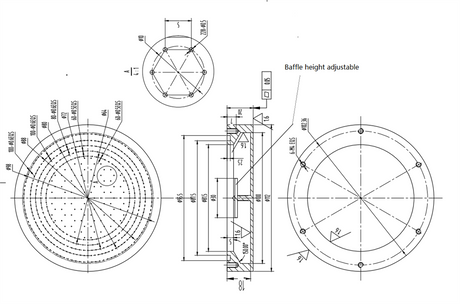 4'' Dia. Pinned Shower Head for DIY of ALD/CVD - EQ-SH-4 - Thasar Store