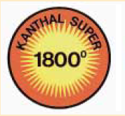 Kanthal Super 1800 C MoSi2 H.E. 300mm L for 1750C Furnace - KSKSL-1800-M-LD - Thasar Store