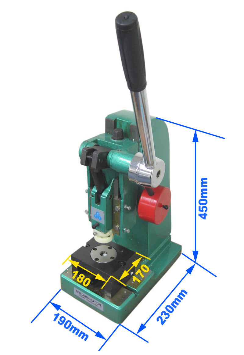 Heavy Duty Disc Cutter with 4 Sets Die (12, 15, 19 & 20 mm Dia.) & Optional 10 - 24 mm Die - MSK-T-06 - Thasar Store