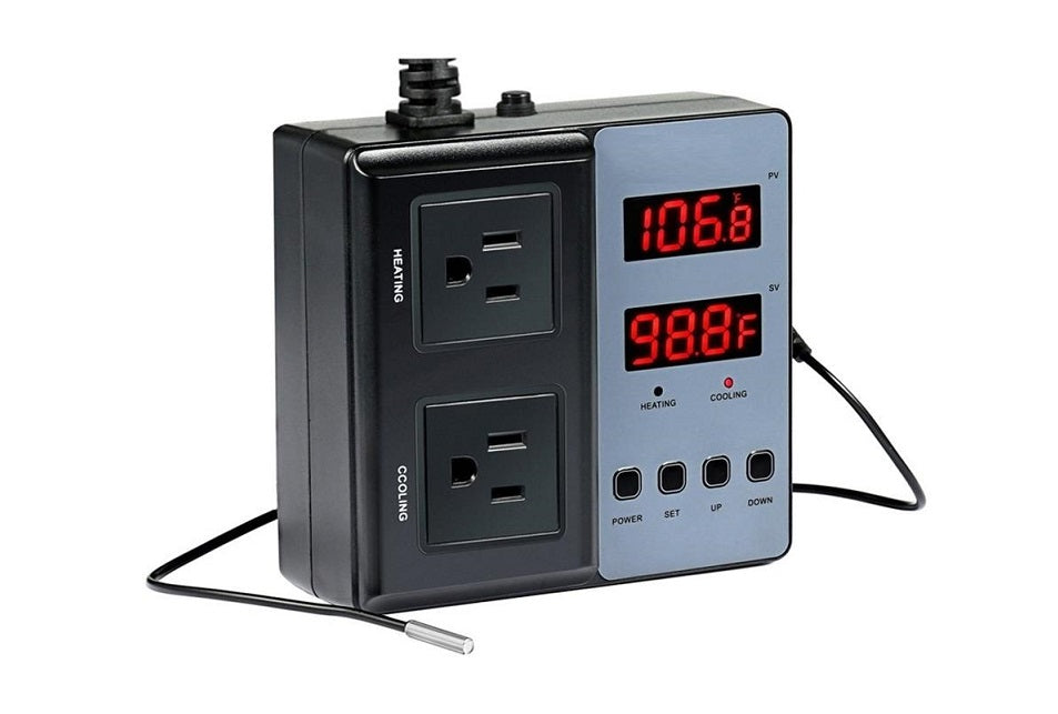 Compact Temperature Controller with Heating and Cooling Control - EQ-BTC-201 - Thasar Store