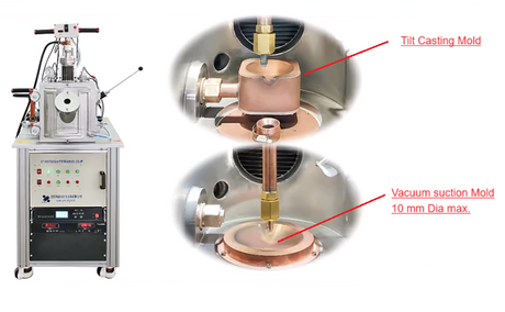 Arc Melting System up to 300g with Electromagnetic Stirring and Vacuum Casting - SP-MSM-300 - Thasar Store