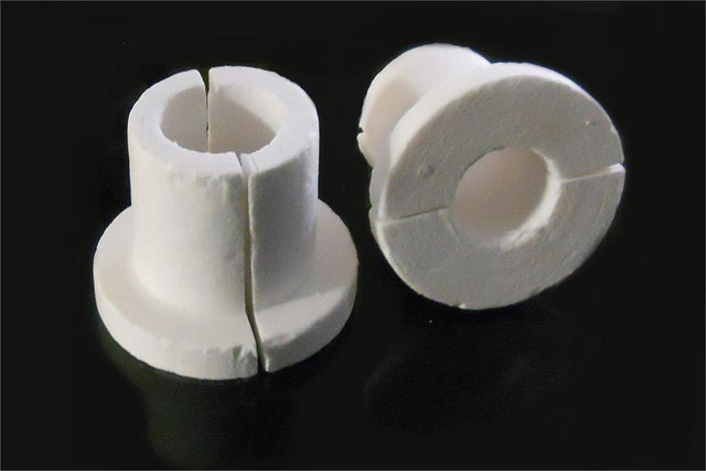 Fiber Alumina Tube Adaptor for OTF1200X Tube Furnace of 60mm Processing Tube (A Pair) - F-adaptor-D60 - Thasar Store