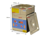 Heatable Ultrasonic Cleaner with Digital Timer 1300 mL-VGT-1613QTD - Thasar Store