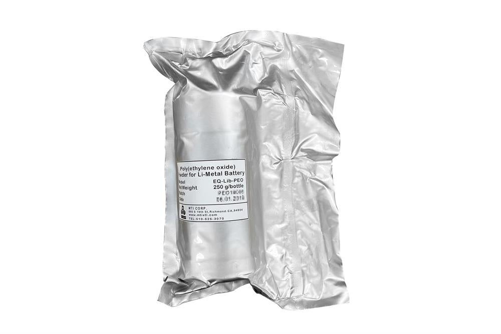 Poly(ethylene oxide, PEO ) Powder for Li-Metal Battery, 250 g/Bag - EQ-Lib-PEO - Thasar Store