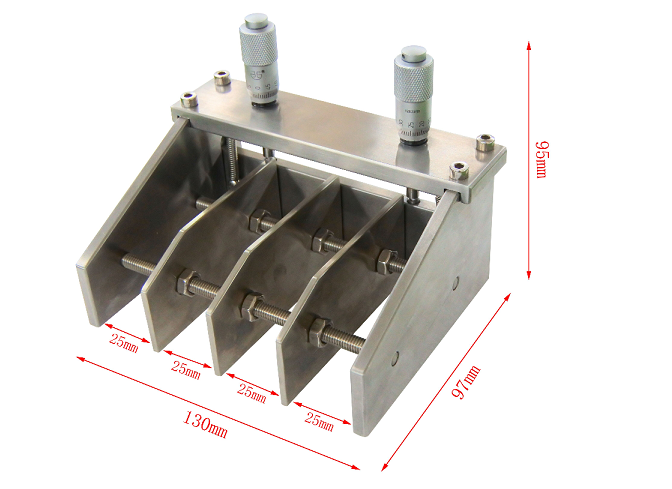 4 Paths Film Applicator ( 4 x 25 mm Width) for Hi-Throughput Multi-Composition Coating - Se-KTQ-4-25 - Thasar Store