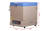 1200 Vertical Crucible Furnace with 22L Heating Chamber ( 12.5"IDx11"H, 22 L) - VBF-1200X-300 - Thasar Store