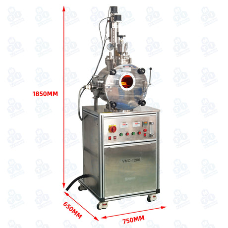 1200ºC Max. High Vacuum Melting-Casting Furnace with Stirring & Secondary Charge Function - VMC-1200 - Thasar Store