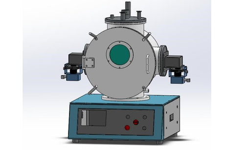 1400ºC Max Vacuum and Atmosphere Controlled Microwave Crucible Furnace - KSL-VMW-1400 - Thasar Store