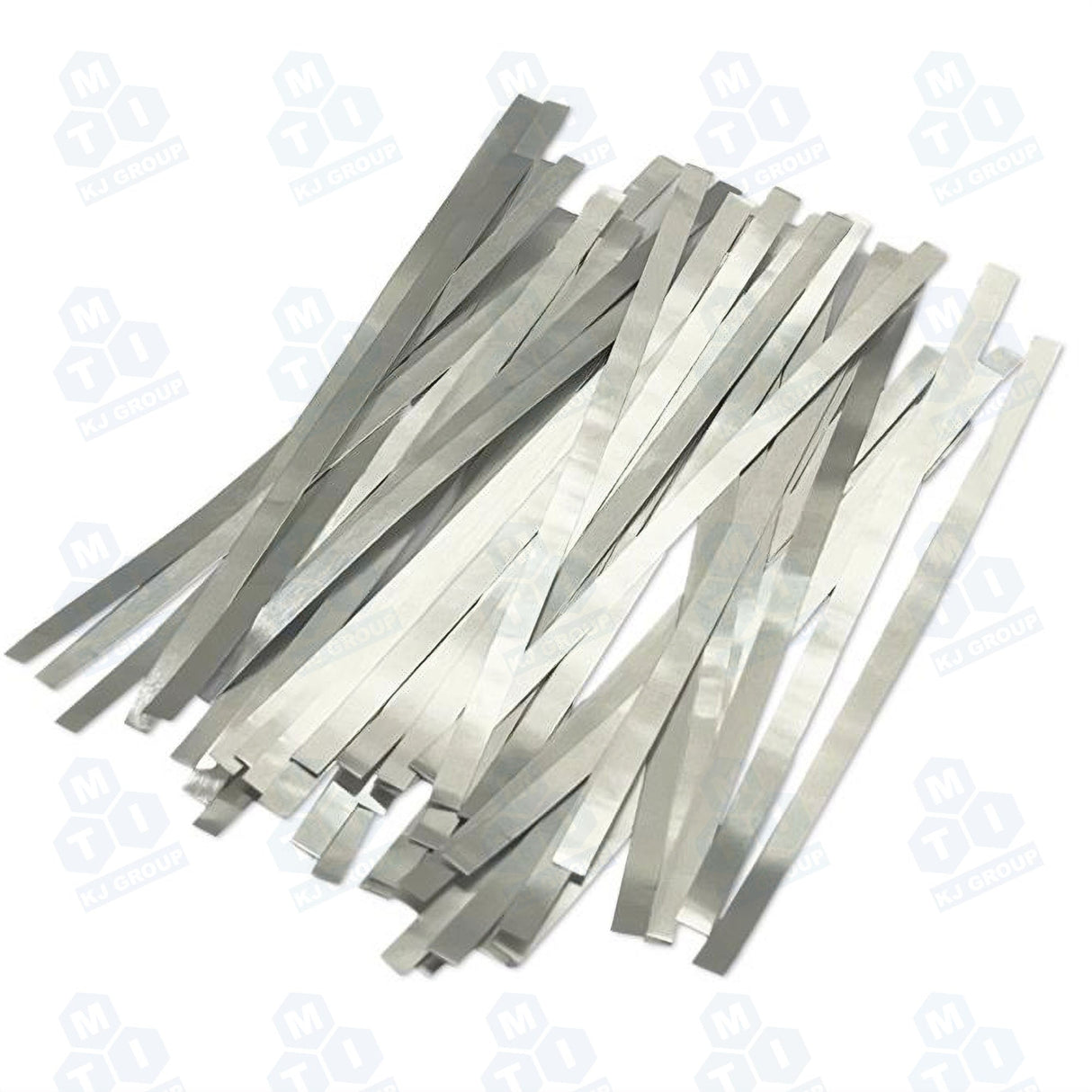 3mm Width Aluminum Tab for Welding on Cylindrical Cell Electrode Strip, 50pcs/bag - EQ-CC-ATA3 - Thasar Store