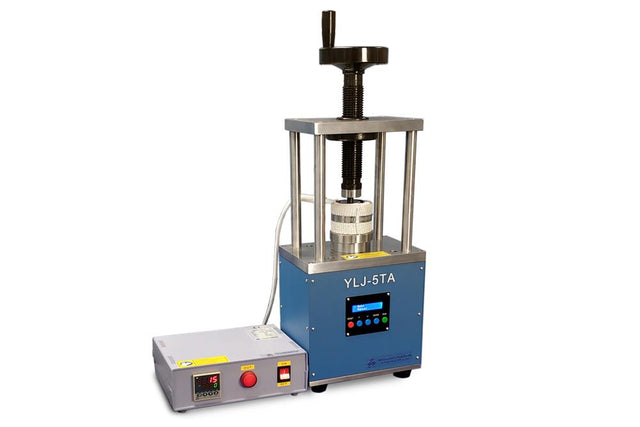 550 °C Max Hot Pellet Press with Si3N4 Die and Digital Pressure & Temp. Control - YLJ-HP2 - Thasar Store