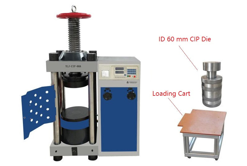 200T Electric Cold Isostatic Pressing (CIP) with ID 60/80/110 mm Vessel - YLJ-CIP-200 - Thasar Store