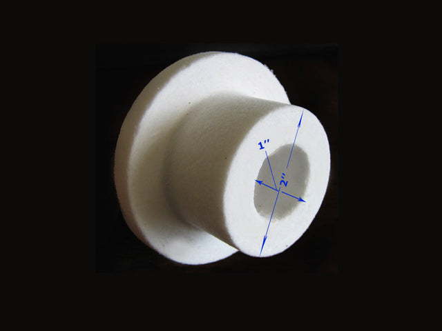 Refractory Ceramic Adaptor for fitting 1'' processing tube (a pair) - 2-1-adaptor - Thasar Store