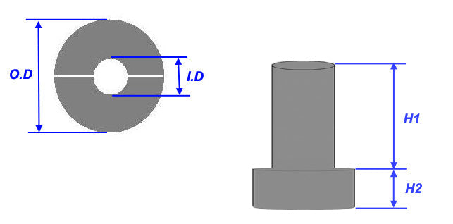 Fiber Alumina Tube Adaptor for OTF1200X Tube Furnace of 60mm Processing Tube (A Pair) - F-adaptor-D60 - Thasar Store