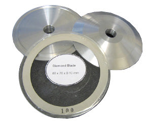 100 mm OD x 0.1 mm Thickness Diamond Cutting Blades with 0.5" Arbor Flange - EQ-EC-822 - Thasar Store