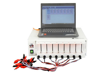 8 Channel Battery Analyzer (2-1000 mA, 5V) w/ Laptop & Software - BST8-1A - Thasar Store