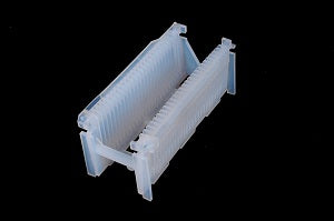 2" diameter PFA wafer carrier (Capacity: 25) for Wafer Cleaning - PFA-2-25 - Thasar Store