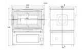 1500C Five Zone Split Tube Furnace with 84mm O.D Mullite Tube & Flanges - OTF-1500X-Z5 - Thasar Store