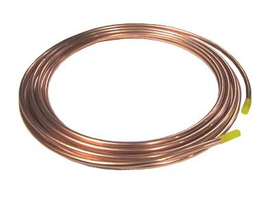 Copper Coil (tube), 1/4" OD x 20 ft - EQ-Cu-coil-1/4-20f-LD - Thasar Store