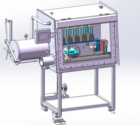 High Throughput 6-Channel Powder Dispenser w/ Bar-code Scanner up to 36 Composition - Bal-APD6-S36 - Thasar Store