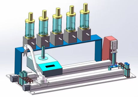 High Throughput 6-Channel Powder Dispenser w/ Bar-code Scanner up to 36 Composition - Bal-APD6-S36 - Thasar Store