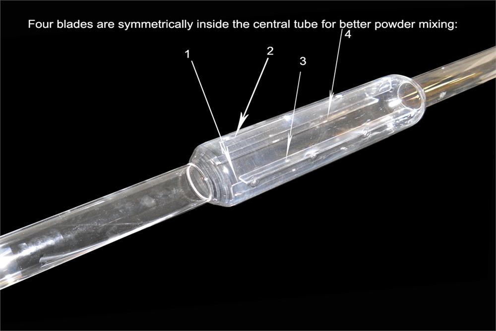 2" Quartz Tube (Non-Centered Heating Area) for MTI Dual-Zone Rotary Tube Furnace - QZTube-R2-N - Thasar Store