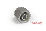 SS304 Sealing Cap for 1/4" Feedthrough of Vacuum Sealing Flanges - FT14CAP - Thasar Store