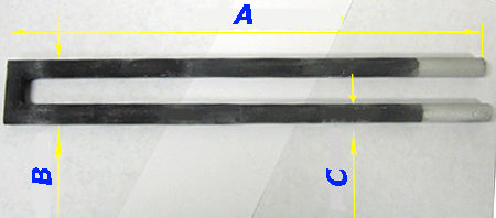 SiC Heating Element for KSL-1400A4 muffle Furnace - KSL-1400A4-HEL - Thasar Store