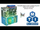 Small Roll to Roll Coater w/ Optional Coating: Blade, Slot Die, Micro Gravure & Laminating - MSK-AFA-MC200-LD - Thasar Store