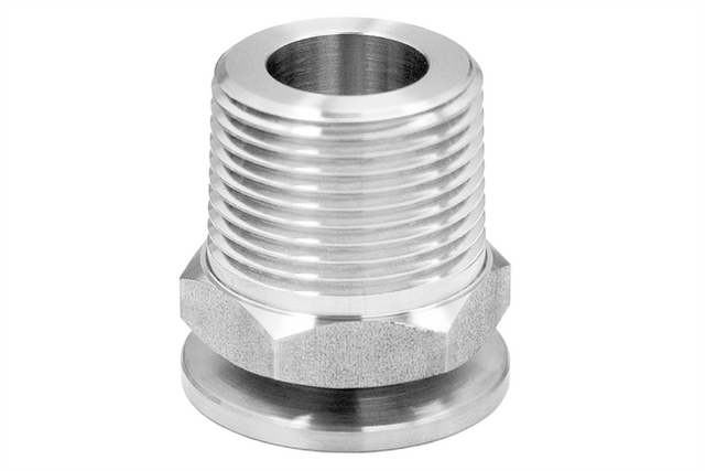 KF-25 Flange to 1 in. NPT-Male Adapter, Stainless Steel - KF25NPT25 - Thasar Store